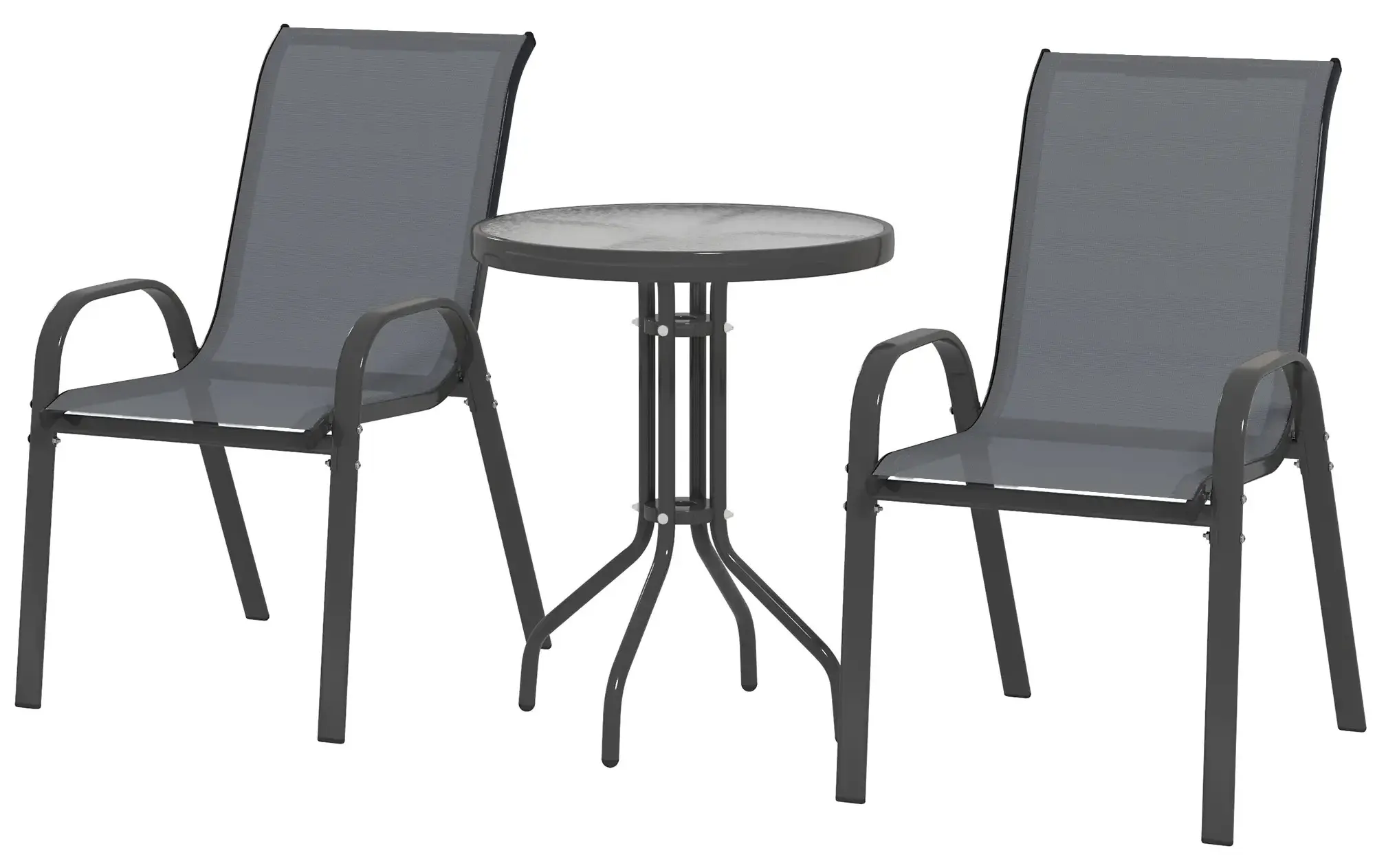 Комплект садовой мебели Outsunny 84G-682V00CG (Dark Grey) - 3