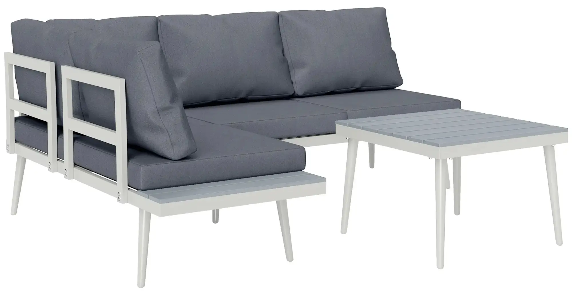 Комплект садовой мебели Outsunny 84G-702V00LG (Grey) - 2