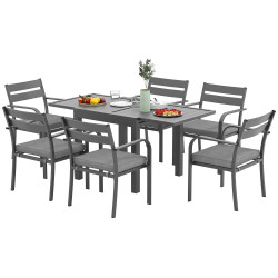 Set mobilier de gradina Outsunny 84G-704V00GY (Grey) Thumb