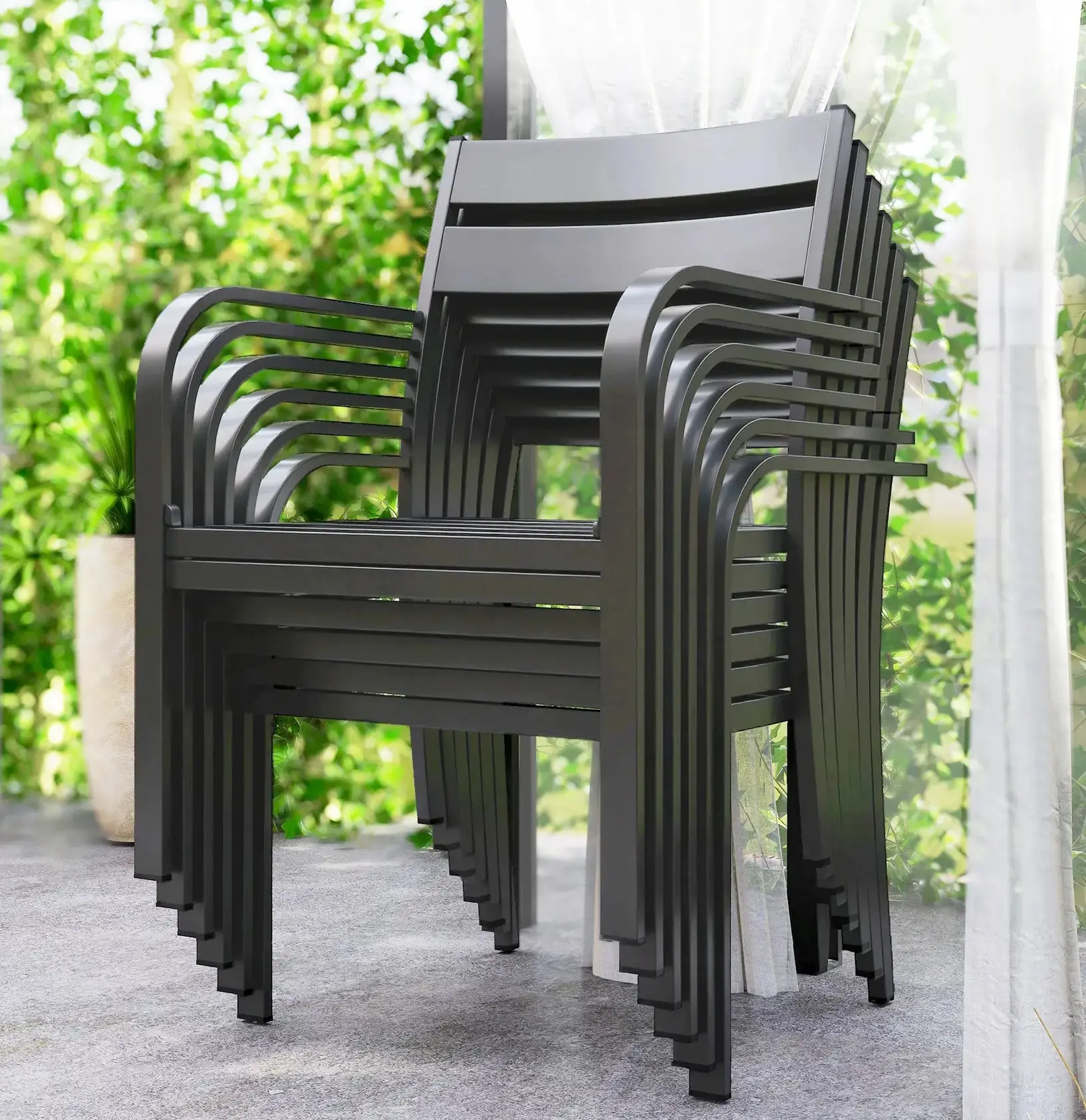 Set mobilier de gradina Outsunny 84G-704V00GY (Grey) - 5