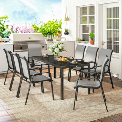 Комплект садовой мебели Outsunny 84G-705V01LG (Light Grey/Black)