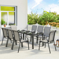 Комплект садовой мебели Outsunny 84G-705V01LG (Light Grey/Black) Thumb