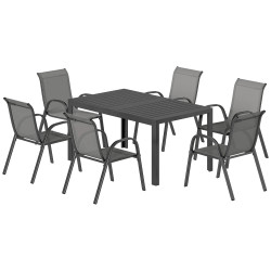 Set mobilier de gradina Outsunny 84G-706V01LG (Grey/Black) Thumb