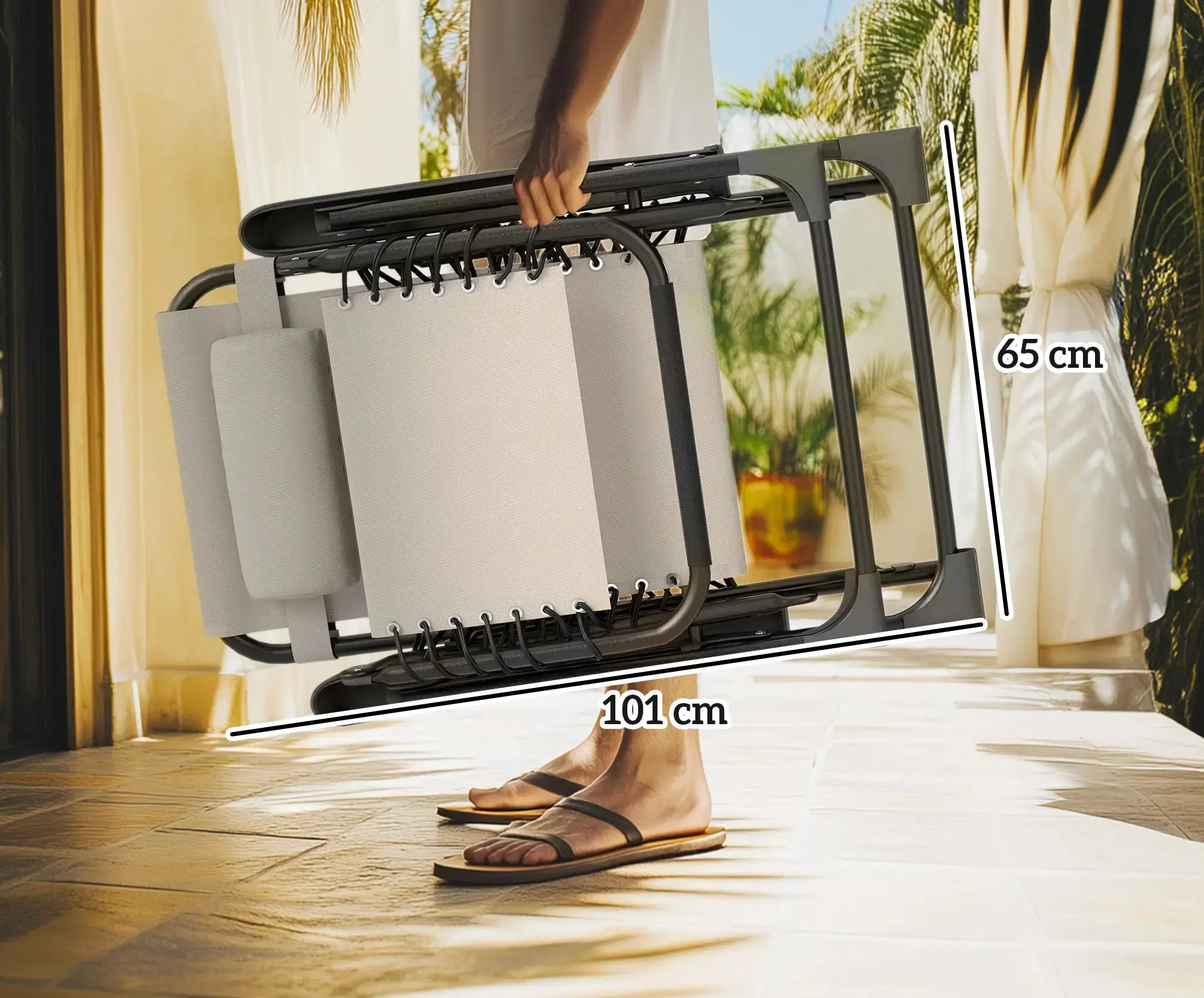 Комплект садовой мебели Outsunny 84G-718V00BG (Beige) - 8