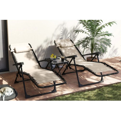 Комплект садовой мебели Outsunny 84G-718V00BG (Beige) Thumb