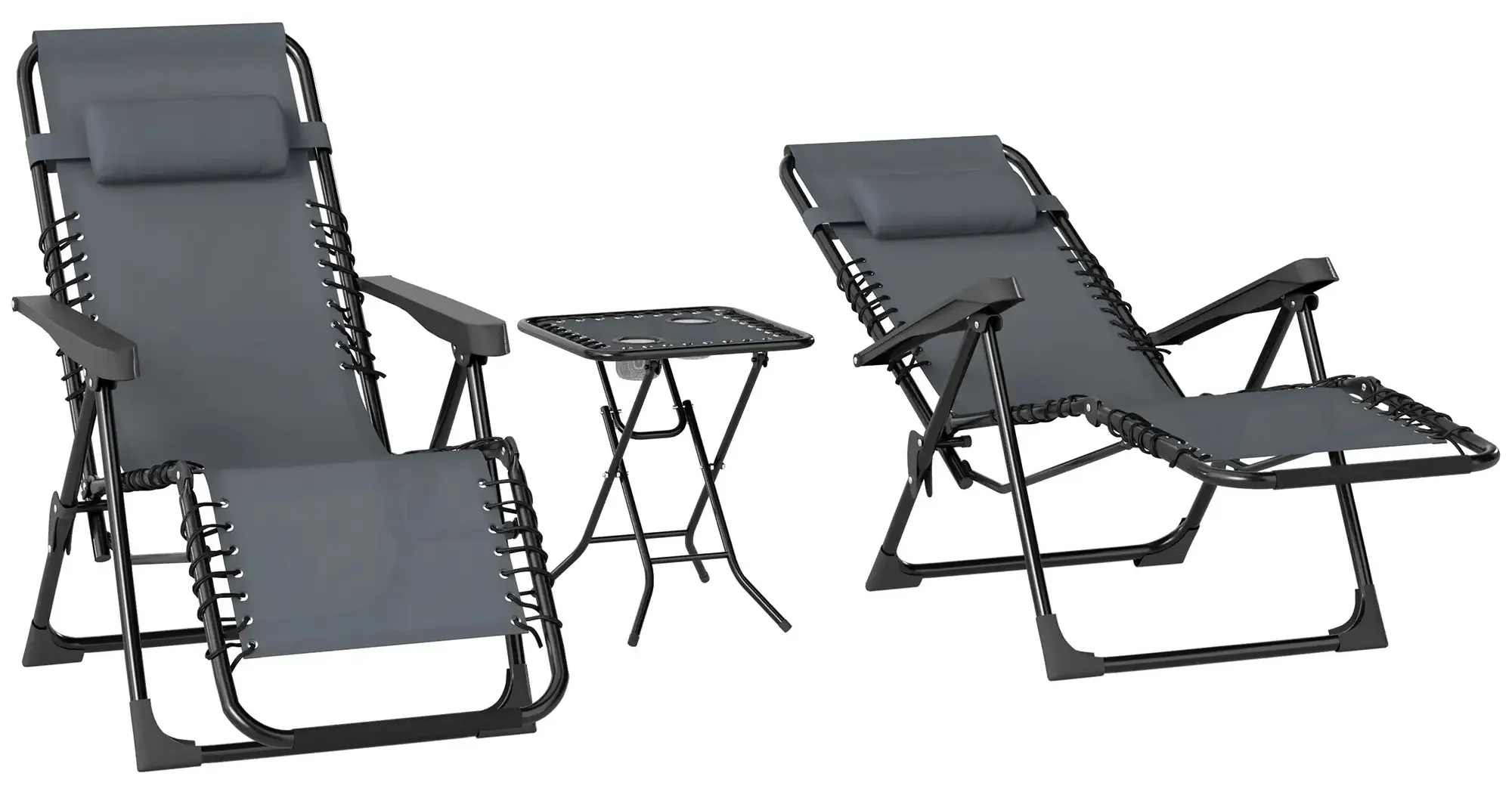 Комплект садовой мебели Outsunny 84G-718V00GY (Grey) - 2