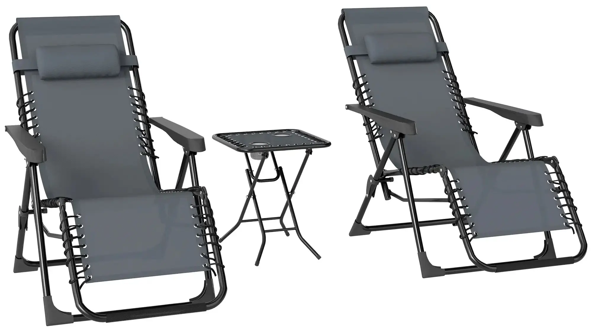 Комплект садовой мебели Outsunny 84G-718V00GY (Grey) - 3