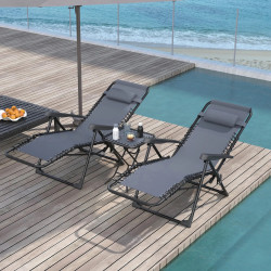 Set mobilier de gradina Outsunny 84G-718V00GY (Grey)