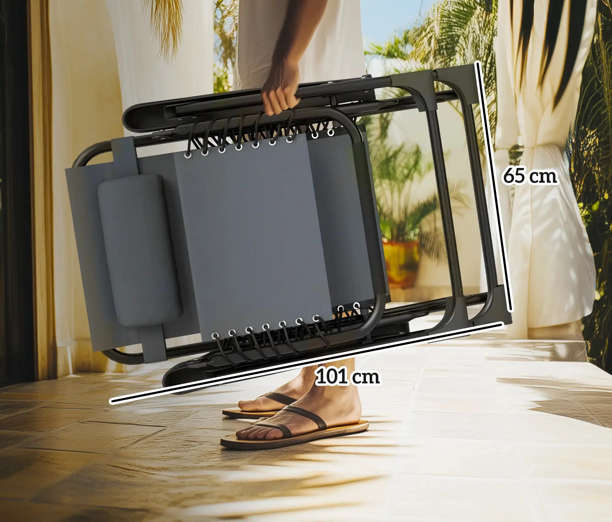 Комплект садовой мебели Outsunny 84G-718V00GY (Grey) - 5