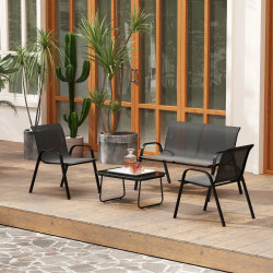 Set mobilier de gradina Outsunny 84G-734V00BK (Black)