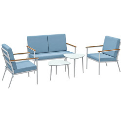 Set mobilier de gradina Outsunny 84G-757V00LB (Light Blue) Thumb