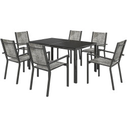 Комплект садовой мебели Outsunny 84G-800V00BK (Grey/Black) Thumb