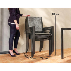 Комплект садовой мебели Outsunny 84G-800V00BK (Grey/Black) Thumb