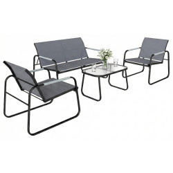 Set mobilier de gradina Outsunny 84G-901V00GY (Grey/Black) Thumb