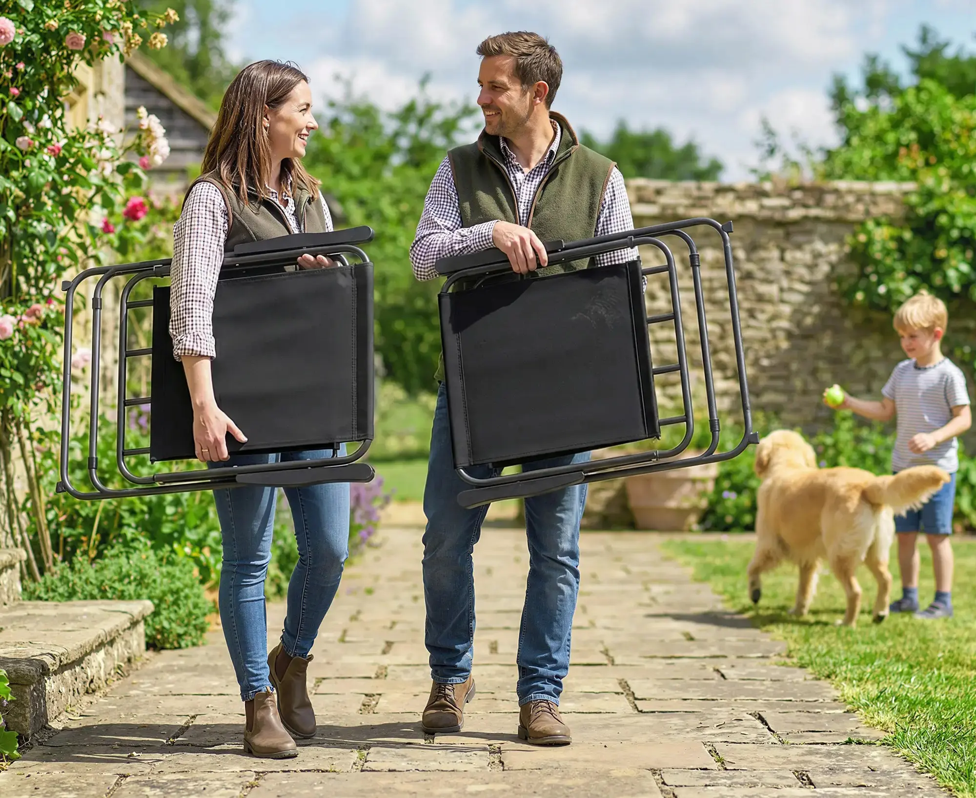 Комплект садовой мебели Outsunny 84G-968V00BK (Black) - 5