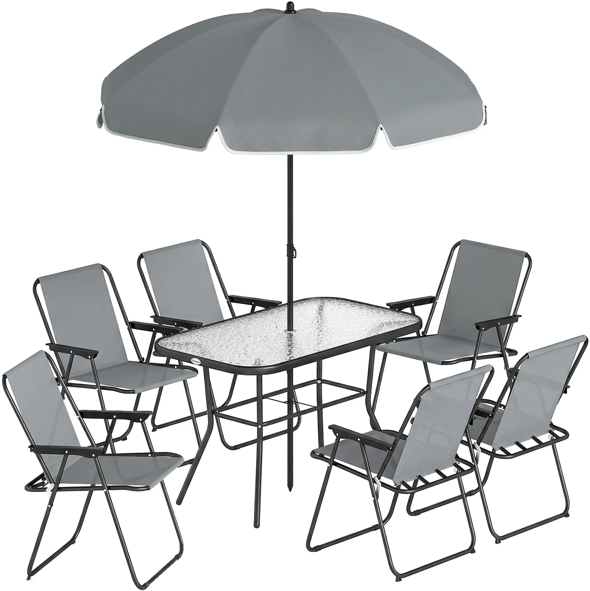 Set mobilier de gradina Outsunny 84G-968V00GY (Grey) - 2