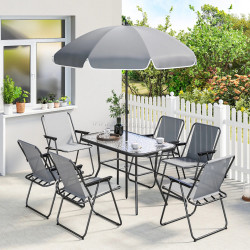 Set mobilier de gradina Outsunny 84G-968V00GY (Grey)