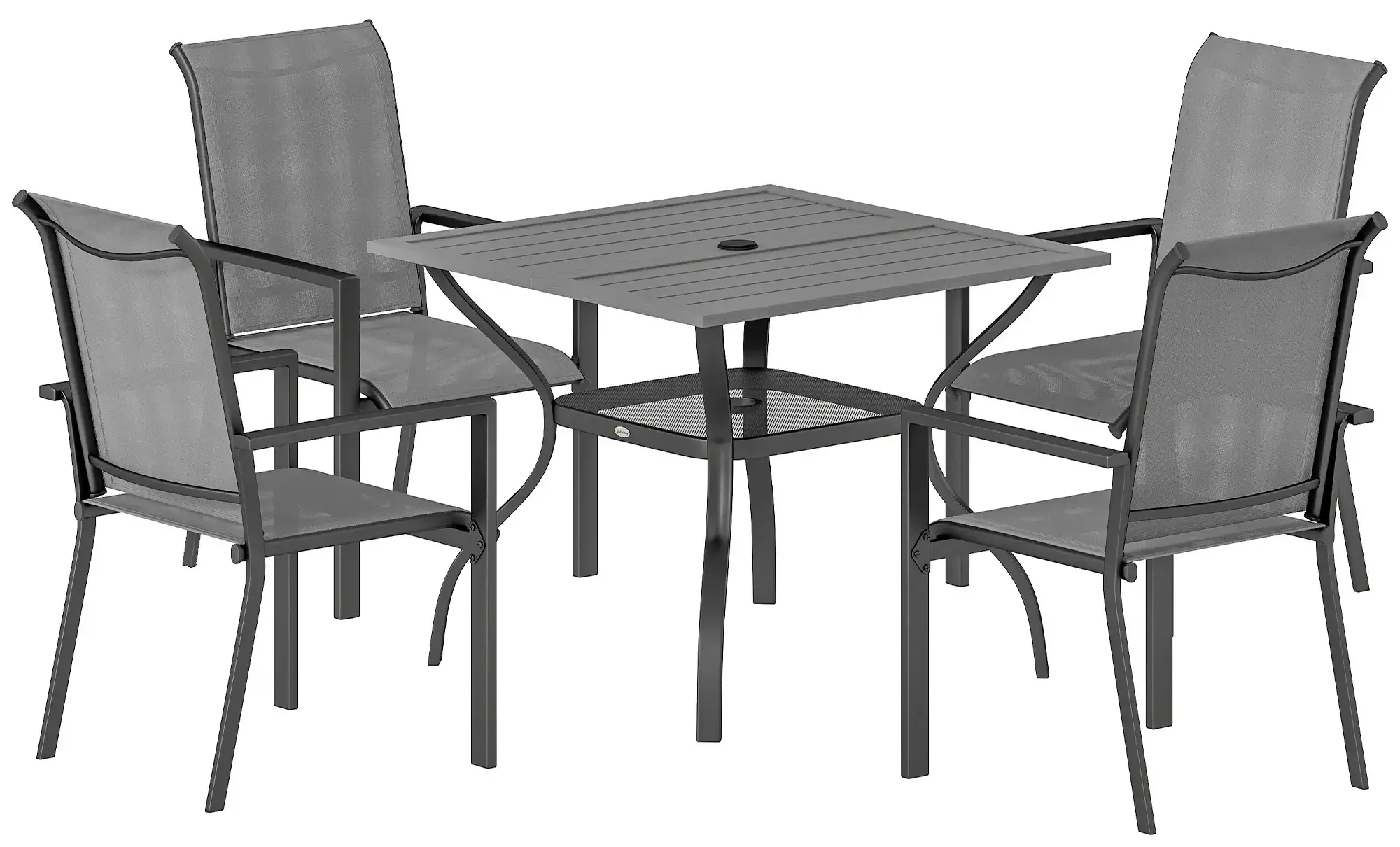 Set mobilier de gradina Outsunny 84K-010V00GY (Grey) - 2