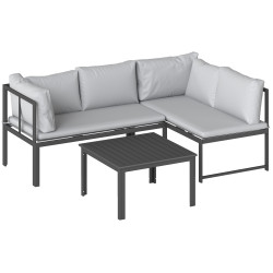 Set mobilier de gradina Outsunny 84K-015V00GY (Grey) Thumb