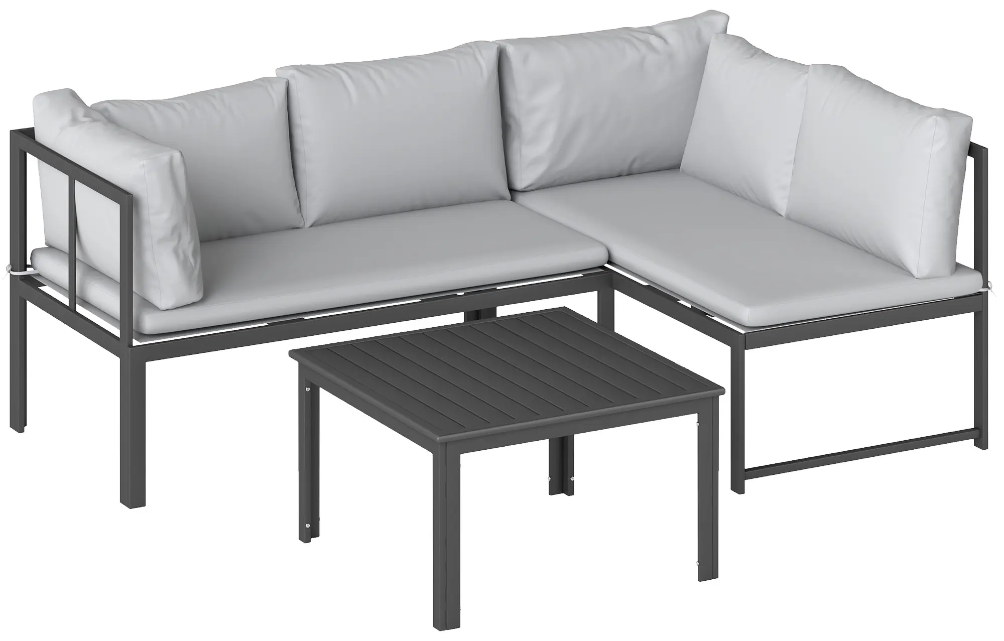 Set mobilier de gradina Outsunny 84K-015V00GY (Grey) - 3