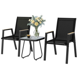Комплект садовой мебели Outsunny 84K-032V00BK (Black) Thumb