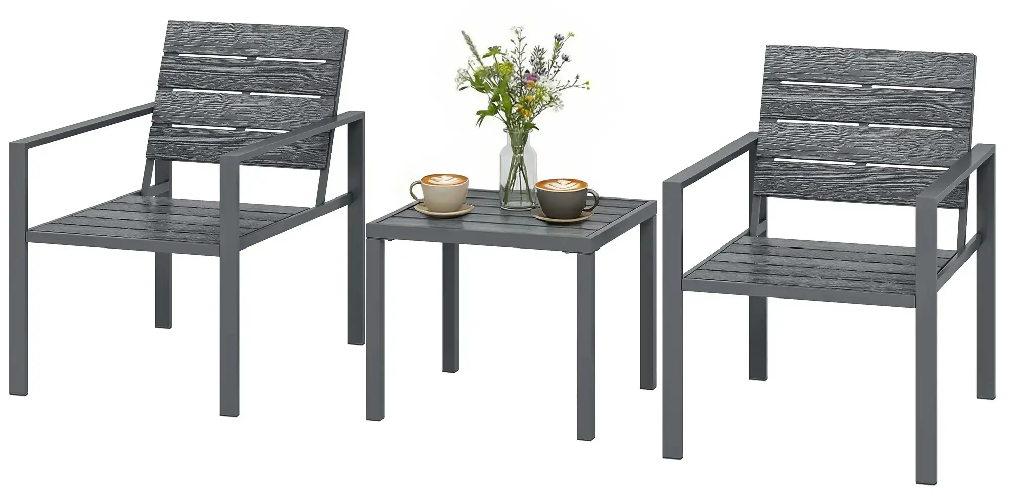 Set mobilier de gradina Outsunny 84K-153V00CG (Dark Grey) - 2