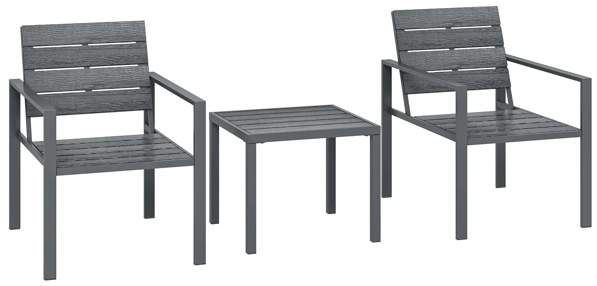 Set mobilier de gradina Outsunny 84K-153V00CG (Dark Grey) - 3