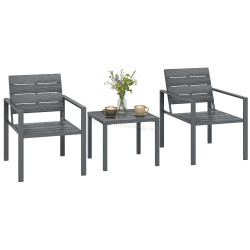 Set mobilier de gradina Outsunny 84K-153V00CG (Dark Grey)