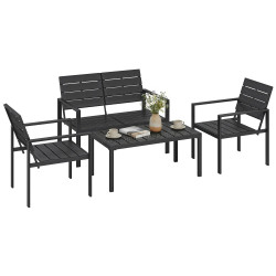 Set mobilier de gradina Outsunny 84K-161V00BK (Black)