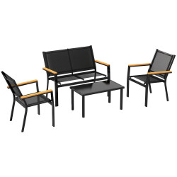 Set mobilier de gradina Outsunny 84K-245V00BK (Black) Thumb