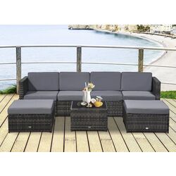 Комплект садовой мебели Outsunny 860-002V01 (Grey) Thumb