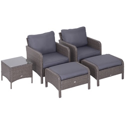 Set mobilier de gradina Outsunny 860-066 (Grey) Thumb