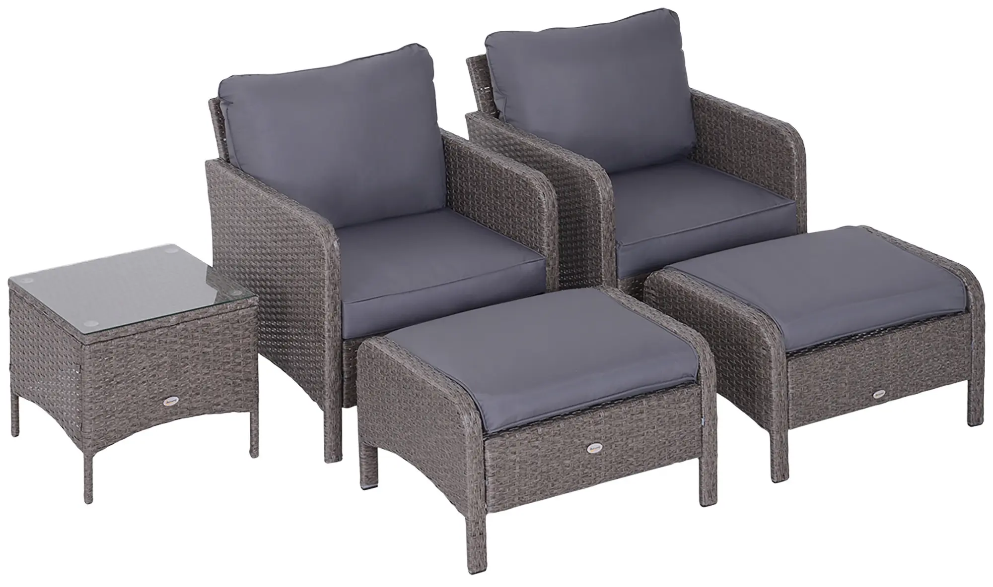Set mobilier de gradina Outsunny 860-066 (Grey)