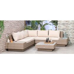 Set mobilier de gradina Outsunny 860-075V01 (Light Brown) Thumb