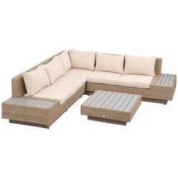 Set mobilier de gradina Outsunny 860-075V01 (Light Brown) Thumb