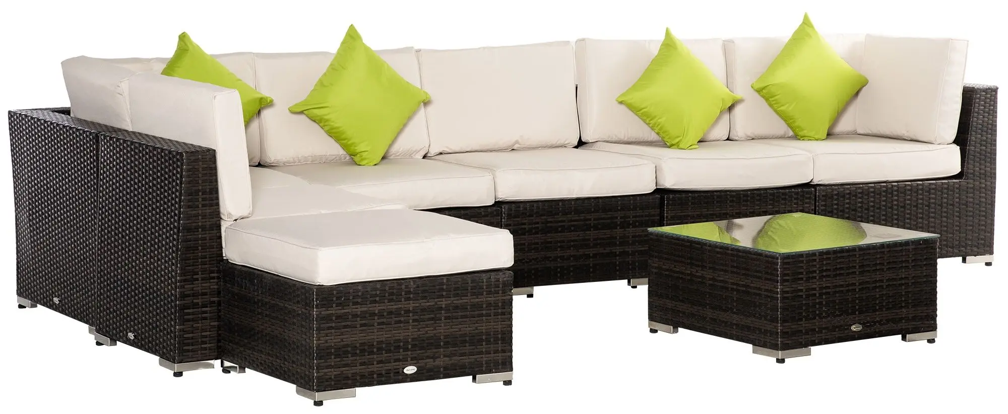 Set mobilier de gradina Outsunny 860-096V01 (Brown)