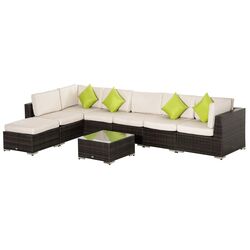 Set mobilier de gradina Outsunny 860-096V01 (Brown) Thumb