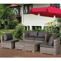 Set mobilier de gradina Outsunny 860-099 (Grey)