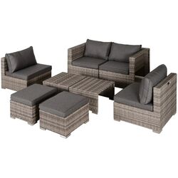 Set mobilier de gradina Outsunny 860-099 (Grey) Thumb