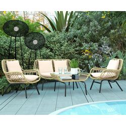 Set mobilier de gradina Outsunny 860-112 (Beige) Thumb