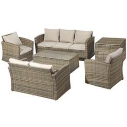 Set mobilier de gradina Outsunny 860-120GD (Khaki/Beige) Thumb