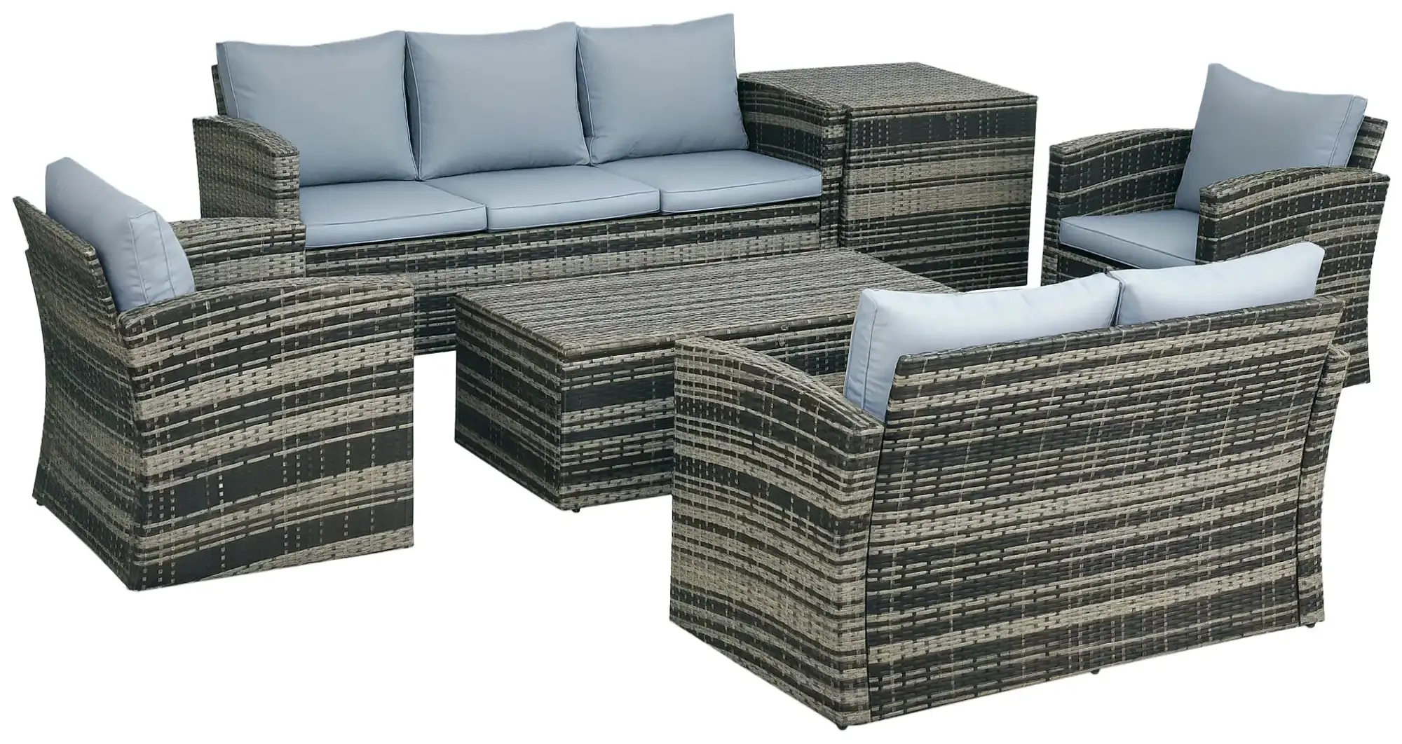 Комплект садовой мебели Outsunny 860-120V72GG (Grey) - 3