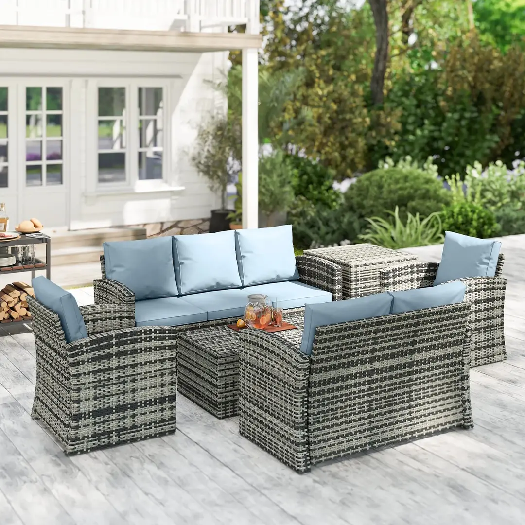 Комплект садовой мебели Outsunny 860-120V72GG (Grey)