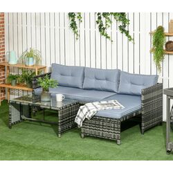 Комплект садовой мебели Outsunny 860-121V00GY (Grey) Thumb