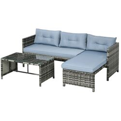 Комплект садовой мебели Outsunny 860-121V00GY (Grey) Thumb