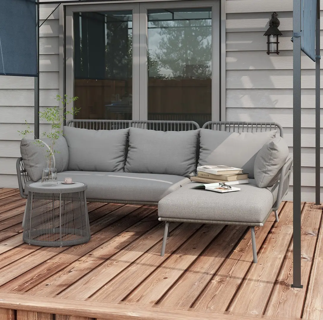 Комплект садовой мебели Outsunny 860-134V00LG (Light Grey)