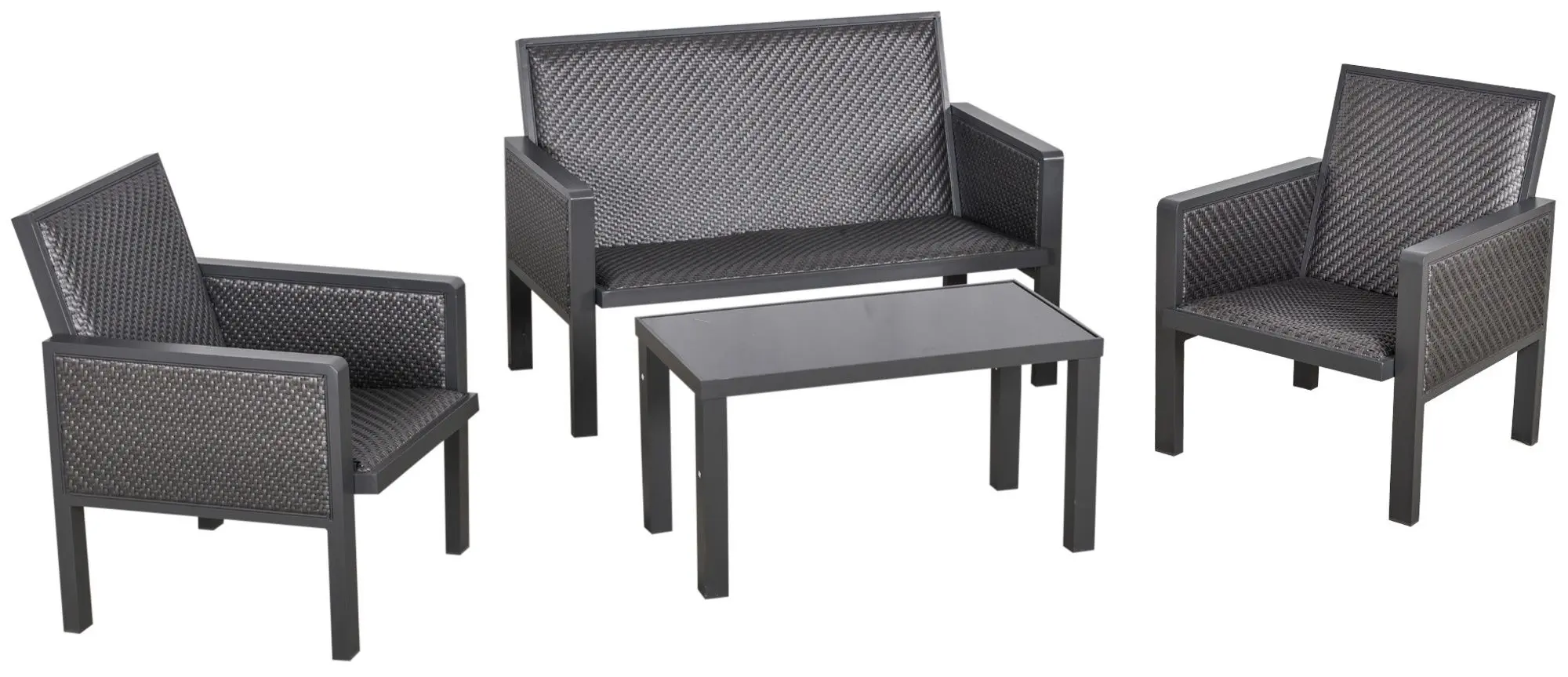 Комплект садовой мебели Outsunny 860-166 (Grey) - 2