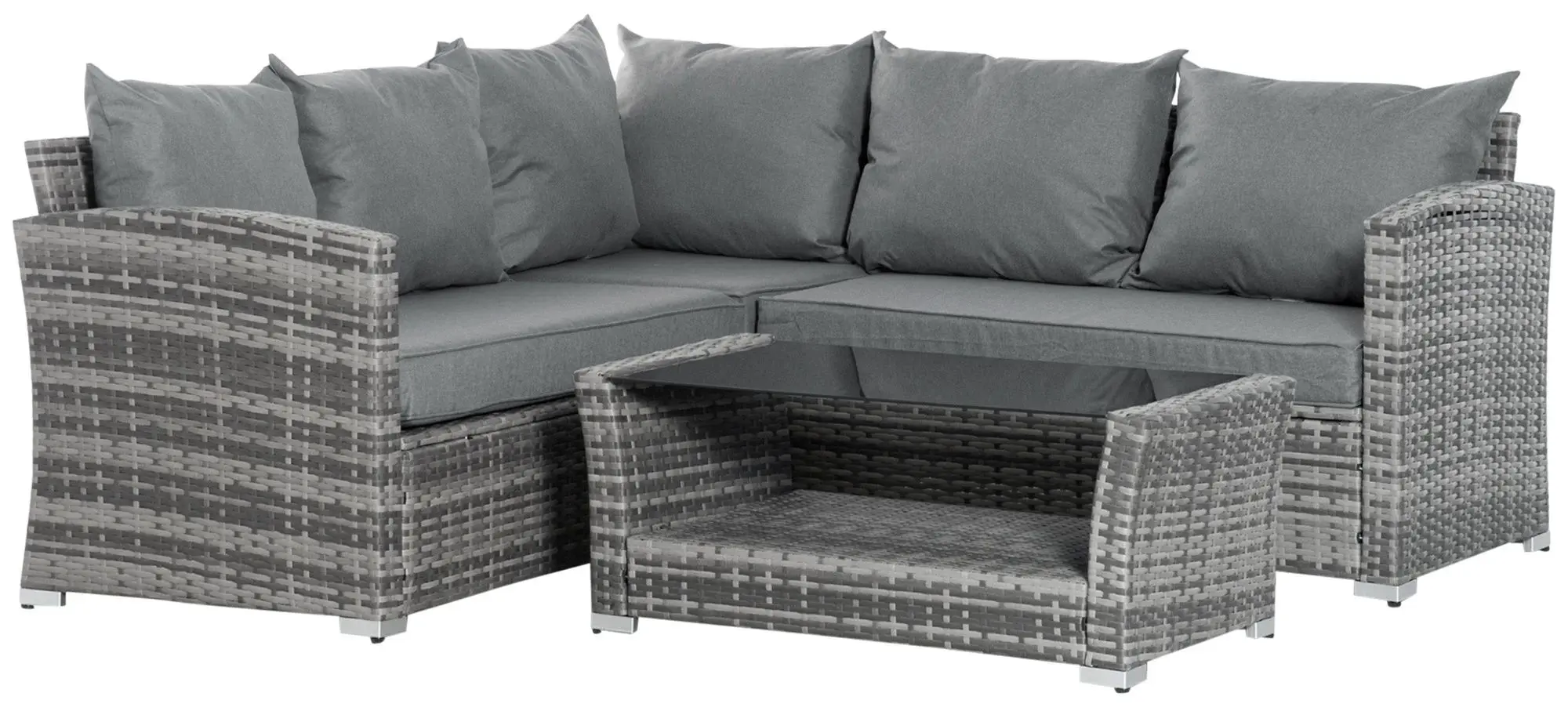 Set mobilier de gradina Outsunny 860-189 (Grey)