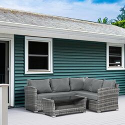 Set mobilier de gradina Outsunny 860-189 (Grey) Thumb