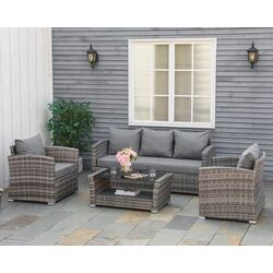 Комплект садовой мебели Outsunny 860-190 (Grey) Thumb